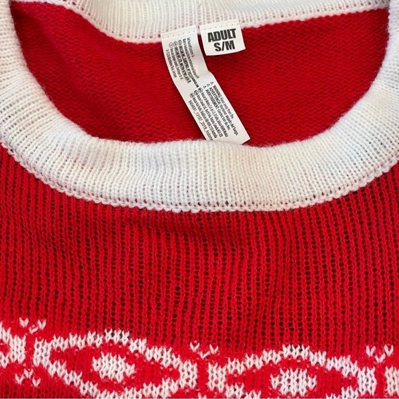 NWT Adult Unisex S/M “Never Naughty” Christmas Sweater - Picture 4 of 4